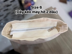 PK túi: Túi vải canvas rút dây / dây kéo