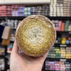 Len Cotton 2mm màu cầu vồng (cuộn 200gr)