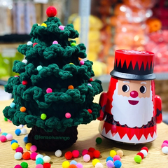 Hộp decor hình ông già Noel / người tuyết (26055)