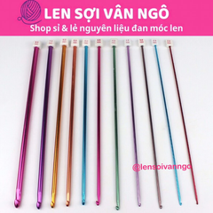 Bộ kim móc Tunisian 11 size (26002)