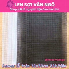 PK túi: Canvas lỗ tròn 30x50cm (26185)