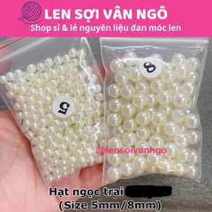 Hạt ngọc nhựa trang trí (26075)
