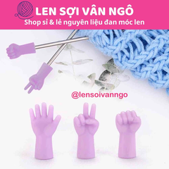 Nút bịt đầu kim đan (mẫu kéo, búa, bao) (26051)