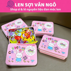 Hộp 100 cái đánh dấu kèm kim khâu (26043)