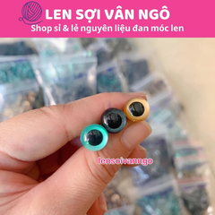 2 cặp mắt thú tròn long lanh loại tốt (kèm chốt) (26145)