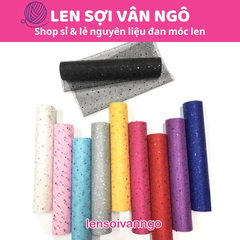 Vải voan kim tuyến làm váy Tu Tu (25cm x 45.5cm) (26097)