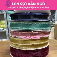 2 mét Ruy băng lụa viền voan (bản 2.5cm) (26119)