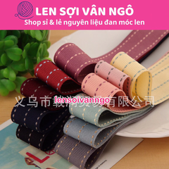 5 mét Ruy băng gân sọc giữa bản 2.5cm (26119)