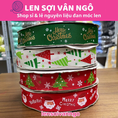2m mét Ruy băng Noel (bản 2.5cm) (26119)
