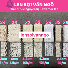 Combo 2 mét ren trang trí nón, giày, túi,…(26123)