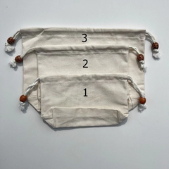 PK túi: Túi vải canvas rút dây S1 (Ngang 22cm x Cao 15cm)(26126)