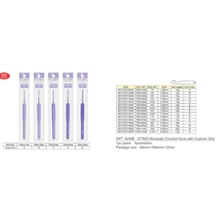 Kim móc Nhật Tulip Etimo Murasaki màu tím chính hãng (26200)