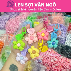 Móc khoá hoa tim (26068)