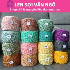 Sợi Macrame Cotton 2mm móc túi, mũ (cuộn 200gr) (26259)