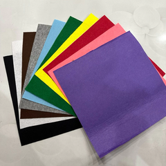 Combo 10 tấm vải nỉ trang trí đồ handmade (26098)