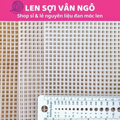 PK túi: Canvas lỗ vuông 40x60cm (lỗ to) (26186)