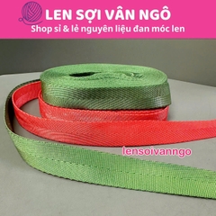 PK túi: Dây đai làm quai đeo túi xách (bản 2.5cm) lẻ mét