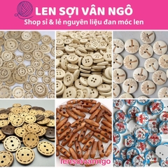 Nút gỗ (cúc gỗ) (26074)