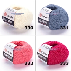 Len YarnArt SILKY WOOL (cuộn 25gr) (26321)