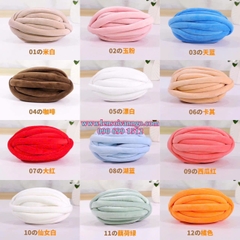 Len Chunky Nhung sợi to (cuộn 240gr) (26309)