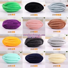 Len Chunky Nhung sợi to (cuộn 240gr) (26309)