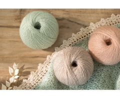 Len Susan ALPACA đan móc đồ thu đông, thú bông (cuộn 50gr) (26287)