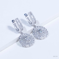Bông tai thả Chốt bật see139 ổ 5,4mm