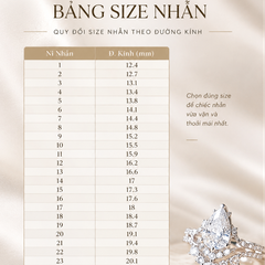 Nhẫn Hai Viên Chủ - Toi Ét Moi Ring FULL MOISSANITE - SRE401