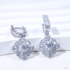 Bông tai thả Chốt bật see147 ổ 5mm