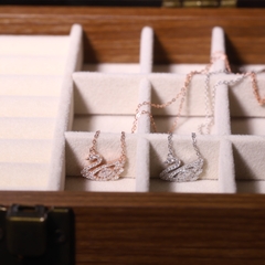 Dây Chuyền Thiên Nga FULL MOISSANITE - SNE235
