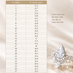 HPJ HOA 4 CÁNH FULL MOISSANITE - SRE043