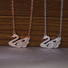 Dây Chuyền Thiên Nga FULL MOISSANITE - SNE235