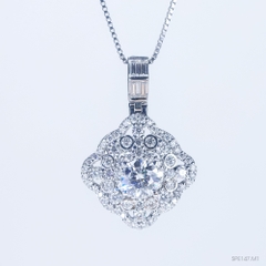 Mặt dây Halo vuông spe147 ổ 6,0mm