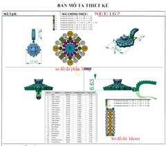 Bông tai see167 ổ 5mm