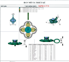 Bông tai see173 ổ 5mm
