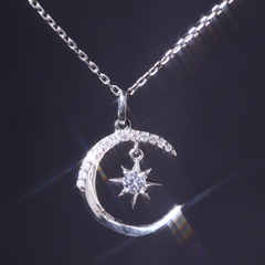 Mặt Dây Mặt Trăng FULL MOISSANITE - SPE107