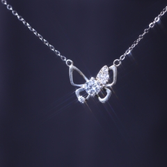 Dây Chuyền Hồ Điệp FULL MOISSANITE - SNE210