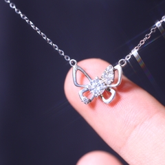 Dây Chuyền Hồ Điệp FULL MOISSANITE - SNE210