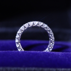Nhẫn Eternity FULL MOISSANITE 2.6li - SRI010