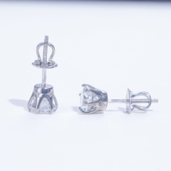 Bông tai 6 chấu Chốt ren see076 ổ 5,4mm