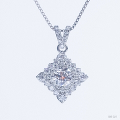 Mặt dây Halo vuông spe021 ổ 5.4mm
