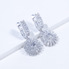 Bông tai thả Chốt bật see141 ổ 5mm