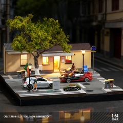 Mô hình Diorama quán café gallery phong cách Nanjing