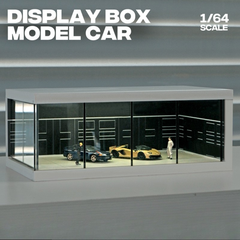 Diorama 1:64 Showroom Xe Có Đèn LED - Trưng Bày Sang Trọng | GRE•911