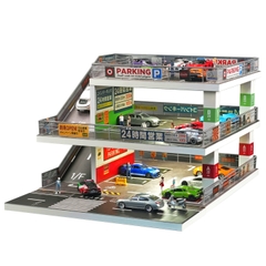 Diorama 1:64 Japanese Style Ramp - Bãi Đỗ Xe Dốc Phong Cách Nhật Bản | GRE•911