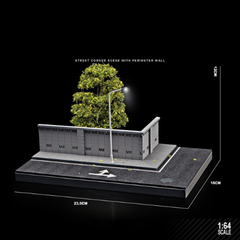 Diorama 1:64 Góc Phố - Góc Đường Có Đèn LED | Phong Cách Đô Thị | GRE•911