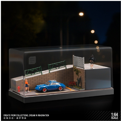 Diorama 1:64 Cảnh Phố Dốc - Garage Mini Có Mica | GRE•911