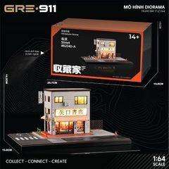 Mô hình trưng bày diorama Japanese Bookstore Scene GRE911DIO-40 (Có Figs + Phụ kiện)
