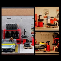 Bộ phụ kiện garage sửa xe gồm 12 chi tiết GRE911FIG-28