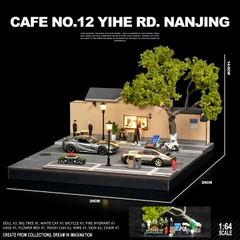 Mô hình quán café Diorama 1:64 Nanjing Yihuo Twelve Caffè Street Scene
